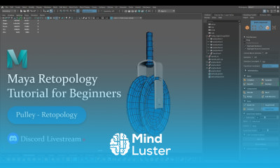 Maya Retopology Tutorial For Beginners Prop Retopology in Maya 2023 Discord Livestream