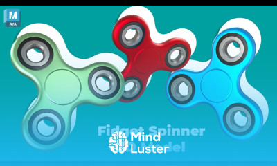 Hard Surface Modeling in Maya Fidget Spinner 3D Modeling Tutorial