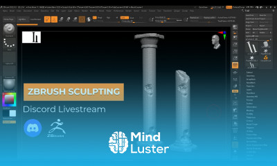 How to Sculpt a Pillar in Zbrush Pillar Sculpting Tutorial in Zbrush 2022