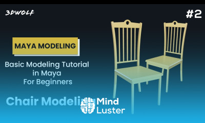 Maya Modeling Tutorial for Beginners 2 Chair Modeling in Maya 2022
