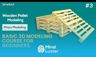 Maya Modeling Tutorial for Beginners 3 Wooden Pallet Modeling in Maya 2022