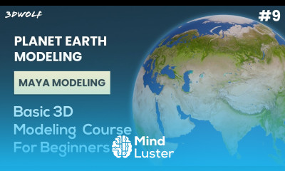 Maya Modeling Tutorial for Beginners 9 3D Earth Modeling Tutorial in Maya 2022