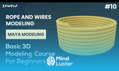 Maya Modeling Tutorial for Beginners 10 Rope and Cable Modeling Tutorial in Maya 2022