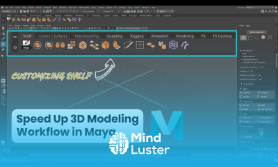 Speed Up 3D Modeling Workflow in Maya with CUSTOM SHELF