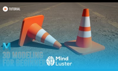Autodesk Maya 2023 3D Modeling Tutorial for Beginners Traffic Cone