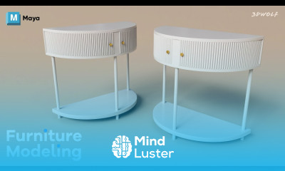 Maya 2024 Tutorial Furniture Table Modeling in Autodesk Maya 2024