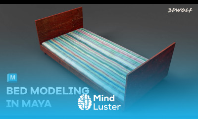 Maya 2024 Tutorial How to Model A Bed in Autodesk Maya 2024