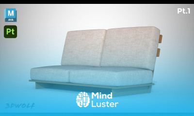 Sofa 3D Modeling Tutorial in Autodesk Maya and Substance Painter