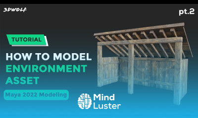 3D Environment Asset Modeling and Texturing Tutorial in Autodesk Maya 2022 Part 2