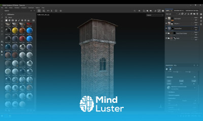 Substance Painter Tutorial Tower Environment Texturing in Substance Painter pt 4