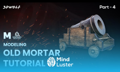 Maya Prop Modeling Tutorial Creating An Old Mortar in Maya and Substance Painter Part 4