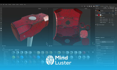 Creating A 3D Sledgehammer Model in Maya 2022 Substance 3D Painter Maya Prop Modeling Tutorial