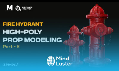 Autodesk Maya 2022 Modeling Fire Hydrant in Maya Substance Painter Part 2