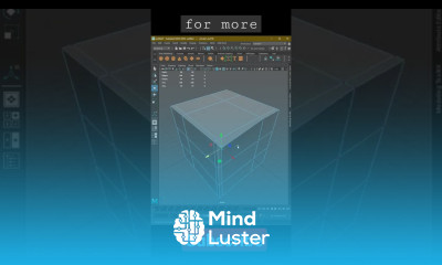 Maya 3D Modeling Basics Edge Slide Transform Constraint