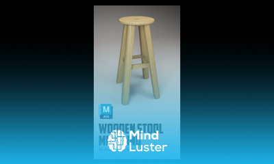 Wooden Stool Table Modeling in Maya Maya Modeling Tutorial