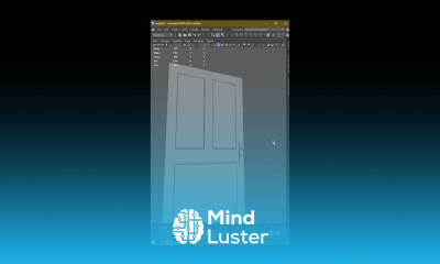 3d Modeling Tutorial How to Model A Door in Autodesk Maya 2023