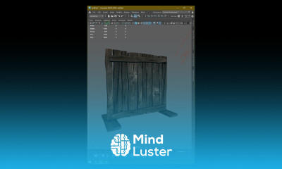 How to Model A Low Poly Wooden Fence in Autodesk Maya Maya 2023 Tutorial
