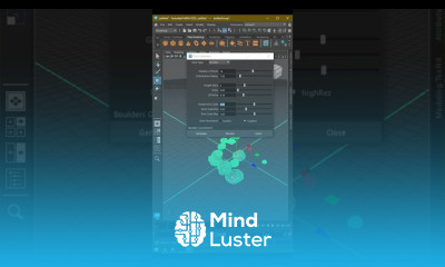 Create ROCKS in Maya using rockGen Script Maya 2023 Tutorial