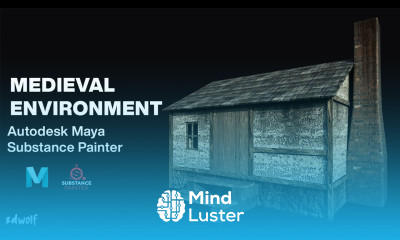 Medieval Environment Modeling in Maya Substance Painter Maya 2022 Tutorial Pt 3 Texturing