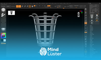 3D Prop Modeling Tutorial Sculpting High poly Details in Zbrush pt 2