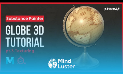 Substance Painter Tutorial Texturing A Globe 3D Model in Adobe Substance 3D Painter