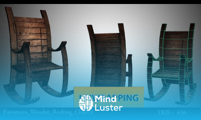 Wooden Rocking Chair in Autodesk Maya 2018 Part 2 Unwrapping