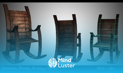 Wooden Rocking Chair in Autodesk Maya 2018 Part 1 Modeling