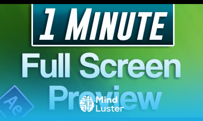 Adobe After Effects How to View Full Screen Preview
