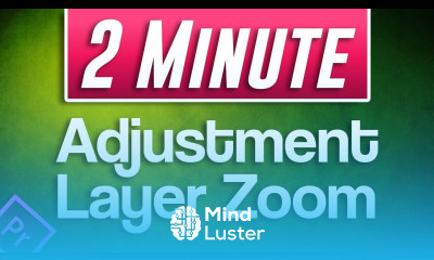 Premiere Pro How to Zoom With Adjustment Layer