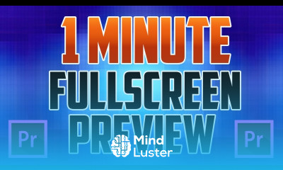 Premiere Pro CC How to View Full Screen Preview