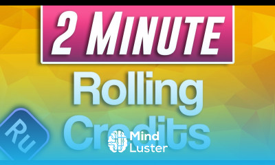 Premiere Rush CC How to Add Rolling Credits