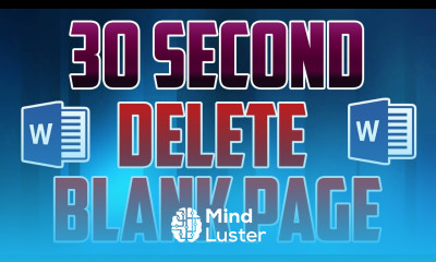 Word 2016 How to Delete a Blank Page