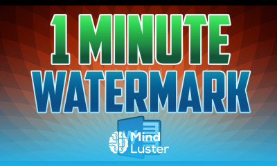 Word 2016 How to Create a Watermark Image