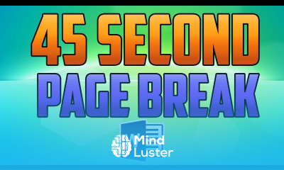 Word 2016 How to Insert and Remove a Page Break