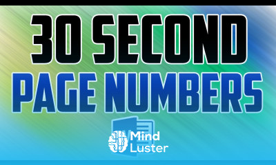 Word 2016 How to Add Page Numbers