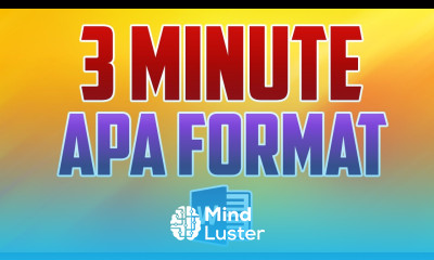 Word 2016 How to Format Paper in APA Style