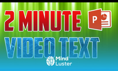 PowerPoint 2016 How to Create Video Inside Text Effect