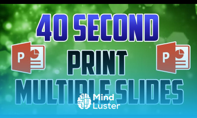 PowerPoint 2016 How to Print Multiple Slides on One Page