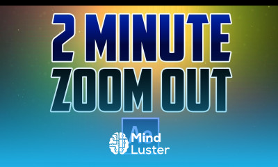 After Effects CC How to do Zoom Out Transition