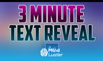 After Effects CC How to do Text Reveal Effect