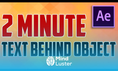 After Effects CC How to Put Text Behind Objects Masking With Rotobrush