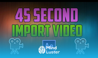 After Effects CC How to Add Import Video
