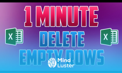 Excel 2016 How to Delete Empty Rows