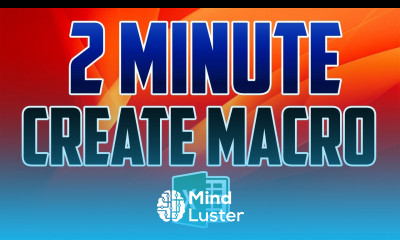 Excel 2016 How to Create Macros