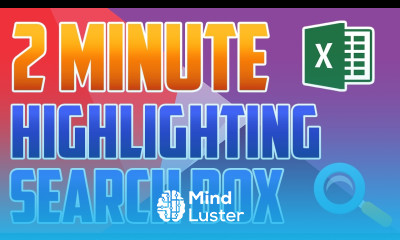 Excel 2016 How to Create a Highlighting Search Box