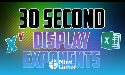 Excel 2016 How to Display Numbers with Exponents
