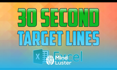 Excel 2016 How to Add Target Lines to a Chart Graph