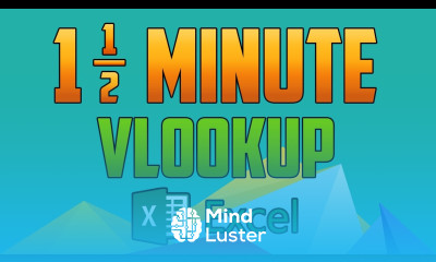 Excel 2016 How to Do a VLOOKUP