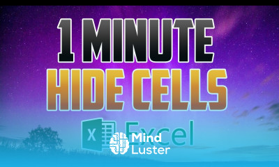 Excel 2016 How to Hide Cells and Columns
