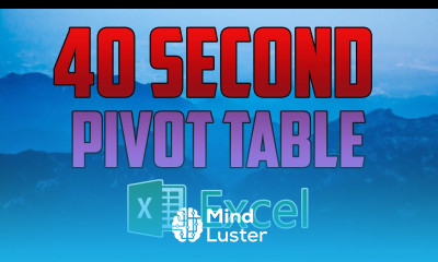 Excel 2016 How to Create a Pivot Table